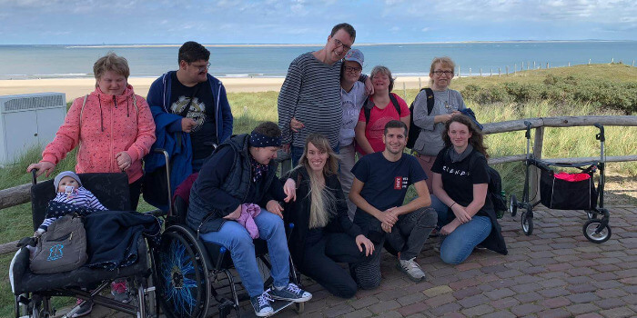Gruppenfoto von unserer Reisegruppe in Texel