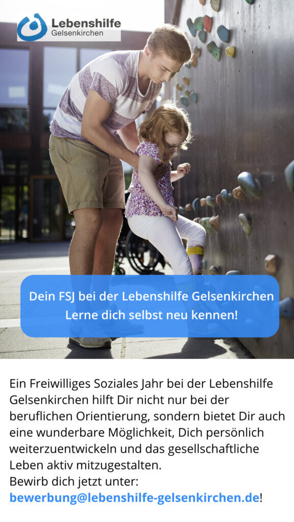 Plakat für das Freiwillige Soziale Jahr